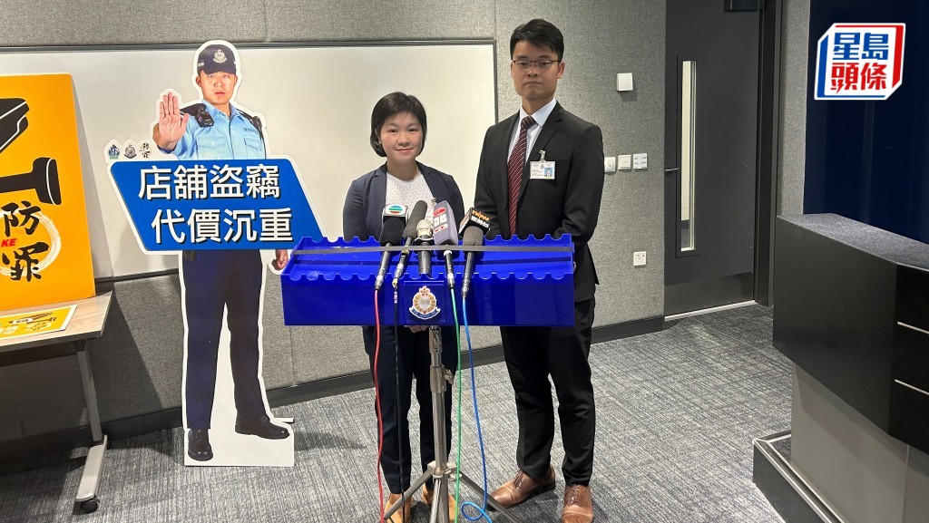  警拘2女涉22宗店舖盜竊案。林思明攝
