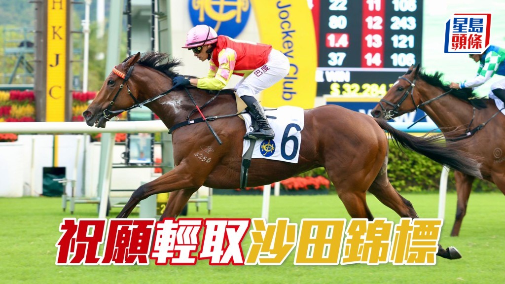 「祝願」輕取沙田錦標