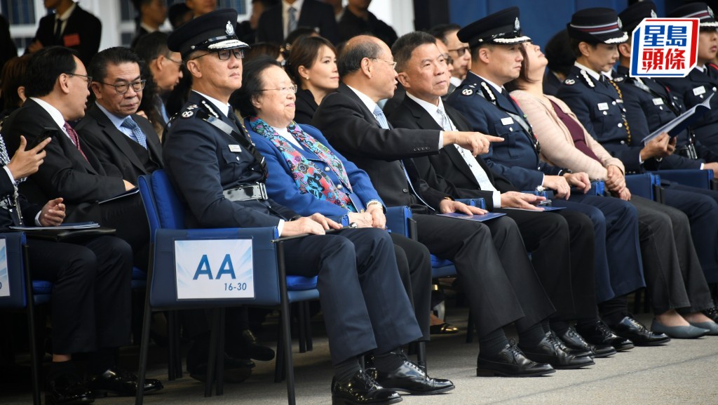警務處長蕭澤頤表示,啟德體育園下午進行演練及壓力測試。楊偉亨攝