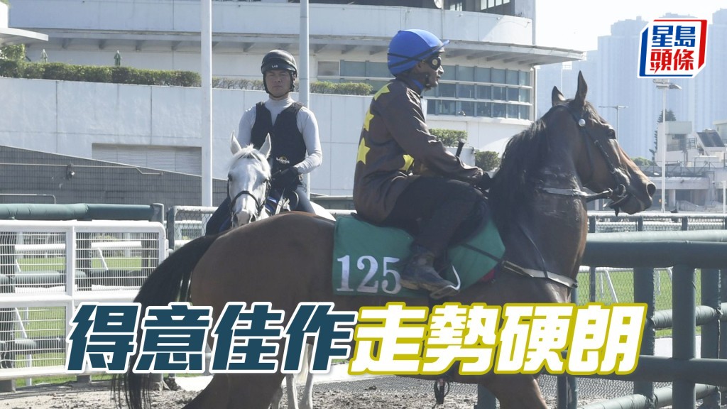 「得意佳作」沿途占先火气极佳，身色都靓。