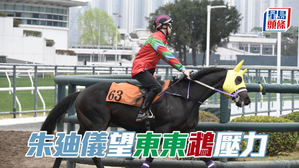 朱廸仪希望巫显东可以享受伙拍『鹦姿威鹉』的过程，不用给予自己任何压力。