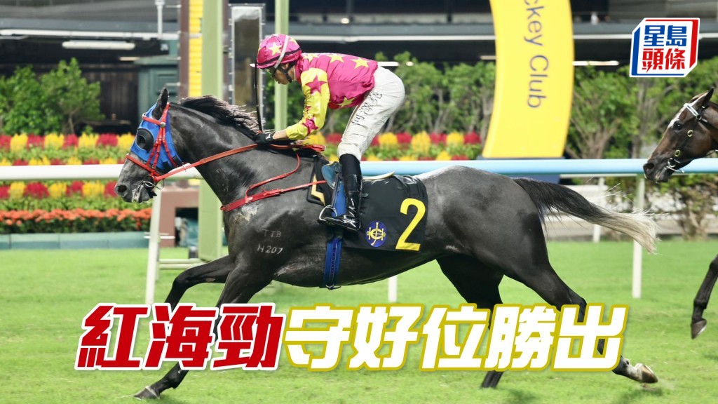 「紅海勁」守好位勝出
