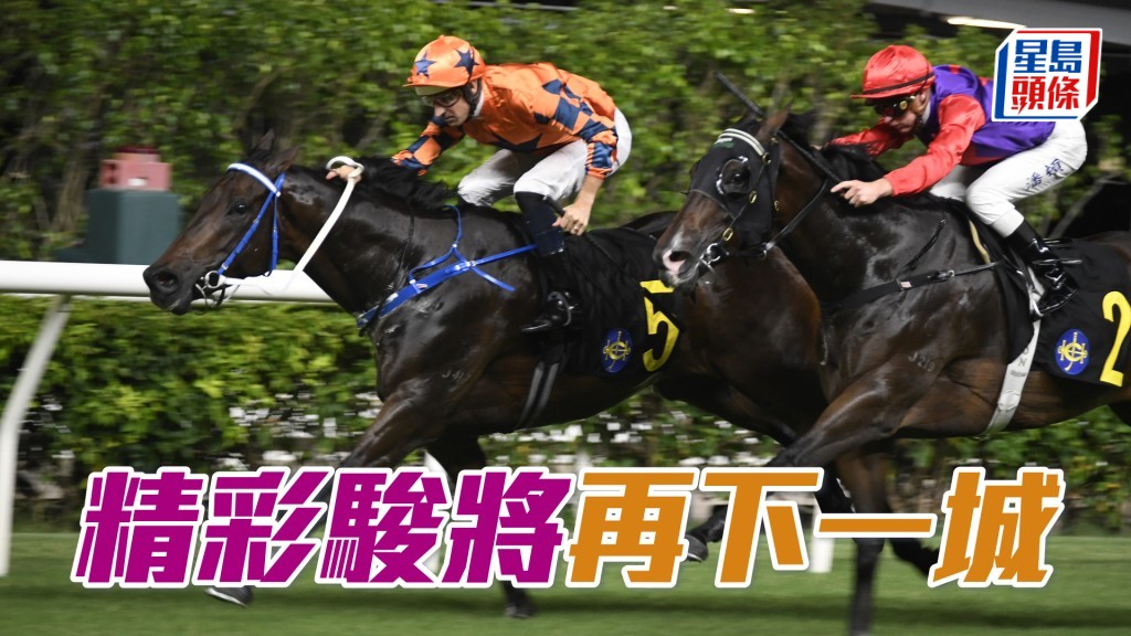 「精彩駿將」有力再下一城。