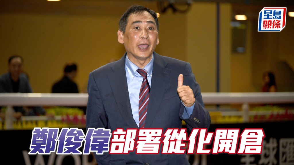 鄭俊偉馬房養馬量急升至五十駒。