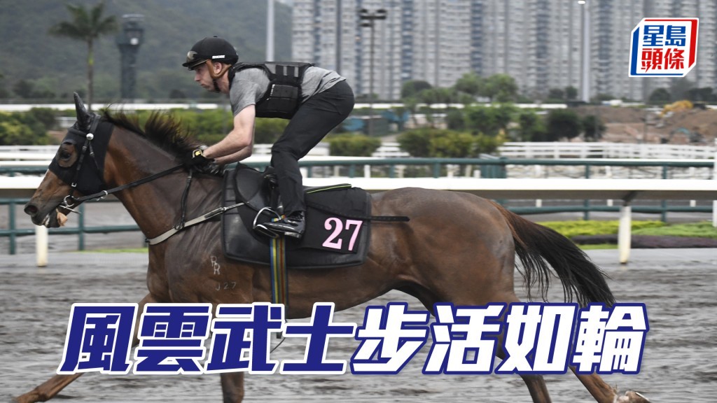 「風雲武士」神色吸引目光銳利，近況弗到不得了。