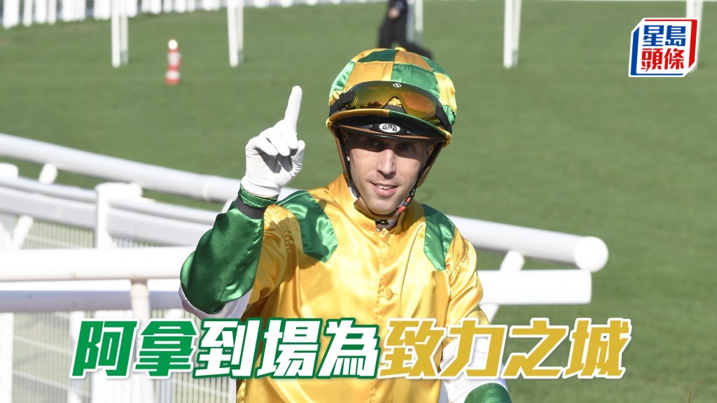 艾道拿昨朝特意到場為「致力之城」試跑，再未有為其他馬出試。