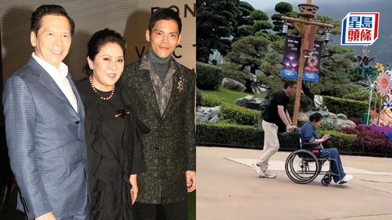 向太坐輪椅畫面流出  未能行走一舉動仍展強大氣場  向華強瀟灑挺拔健步如飛