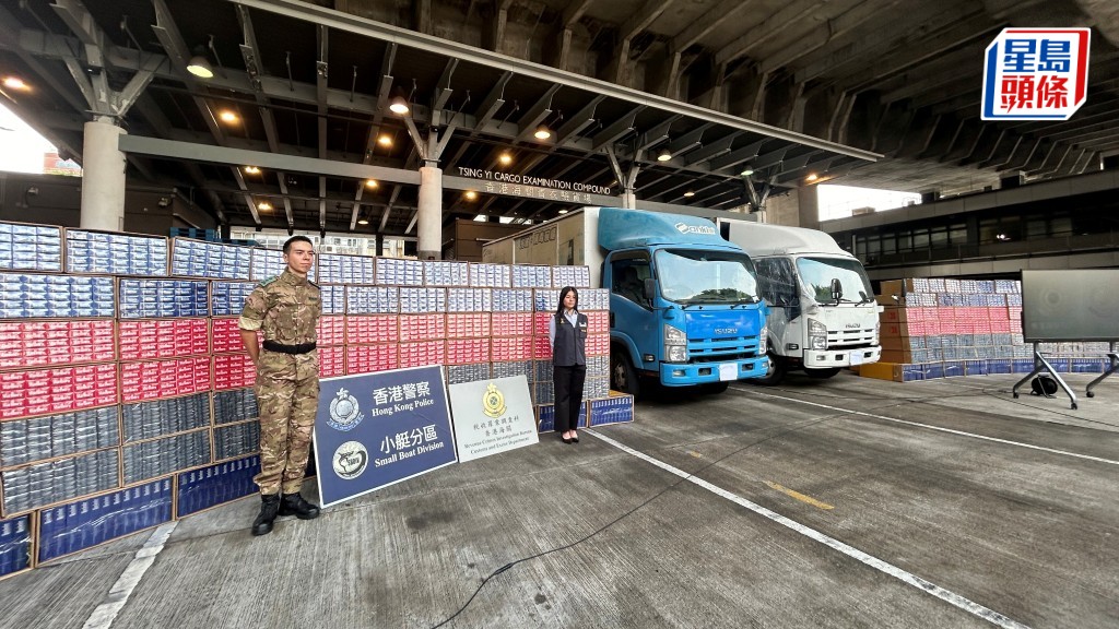 水警海关联手全方位打击水路私烟 一周连破5案检3500万元货拘一男