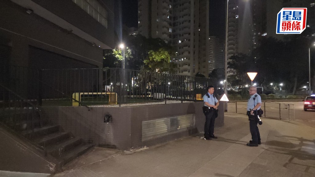 新蒲崗工廈夫疑遭妻子剪傷胸口及上臂 清醒送院 妻涉傷人被捕。黎志偉攝