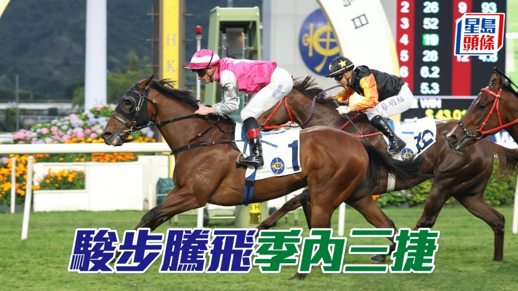 「駿步騰飛」季內三捷