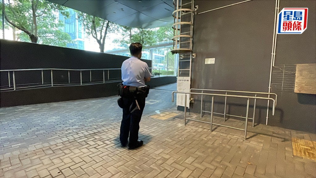 警方事後在現場進行調查。
