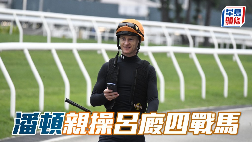 潘頓今早為四匹呂廄馬備戰