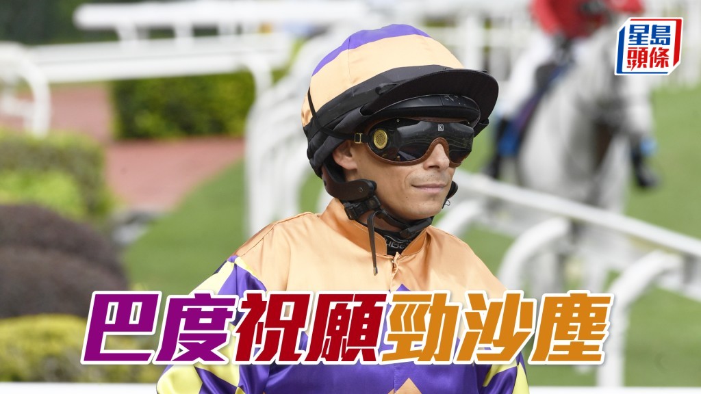 巴度明日沙田日賽共有六匹坐騎。