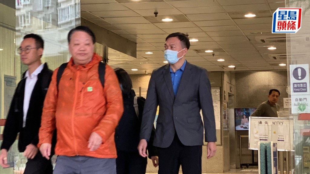 被告李要東（圖右戴口罩男子）。雷璟怡攝