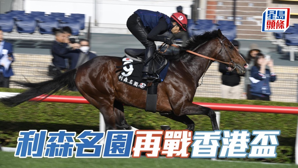 今次是「利森名园」第二次来港出赛，牠曾在二三年香港杯跑第八名。