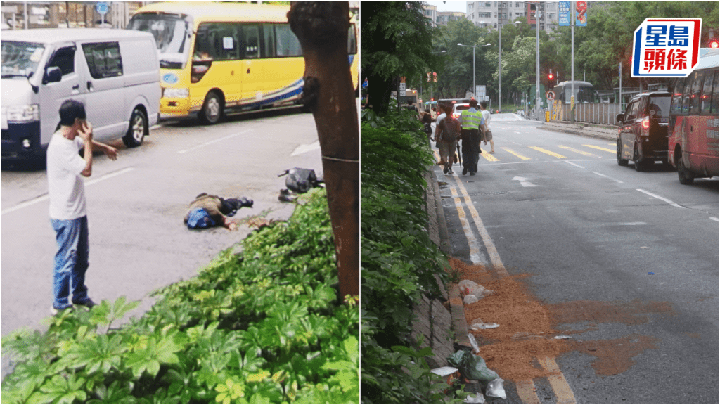 上水單車男遭貨車撞斃 司機涉危駕被捕