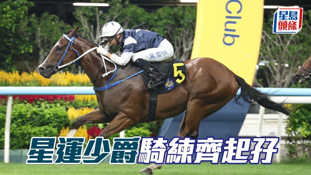 「星運少爵」騎練齊起孖