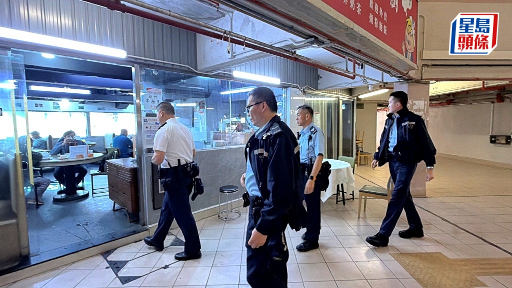 警員到場調查。梁國峰攝