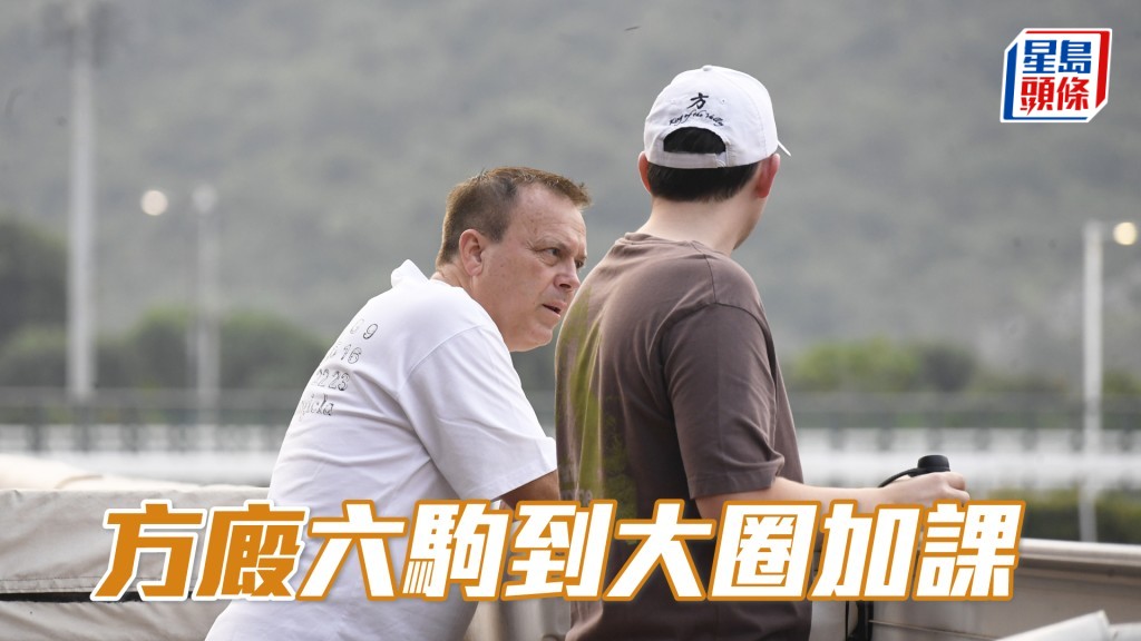  今朝方嘉柏六驹浩浩荡荡一齐到大圈加课。