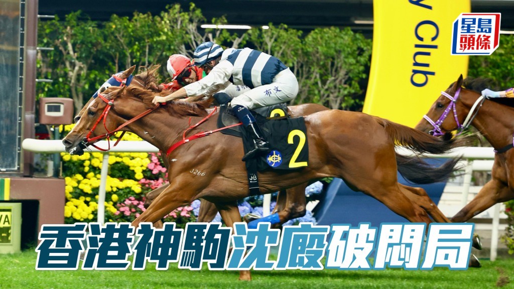 「香港神駒」沈廄破悶局