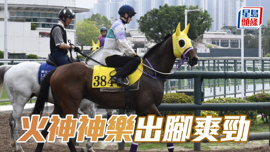 「火神神樂」助手踱一圈，從容完成整個過程，出腳爽勁貫注力足，神態暢旺外觀好睇，正值勇境。