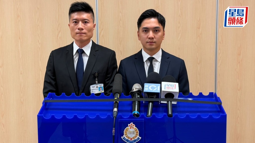 警方拘一男涉电话骗案。刘汉权摄