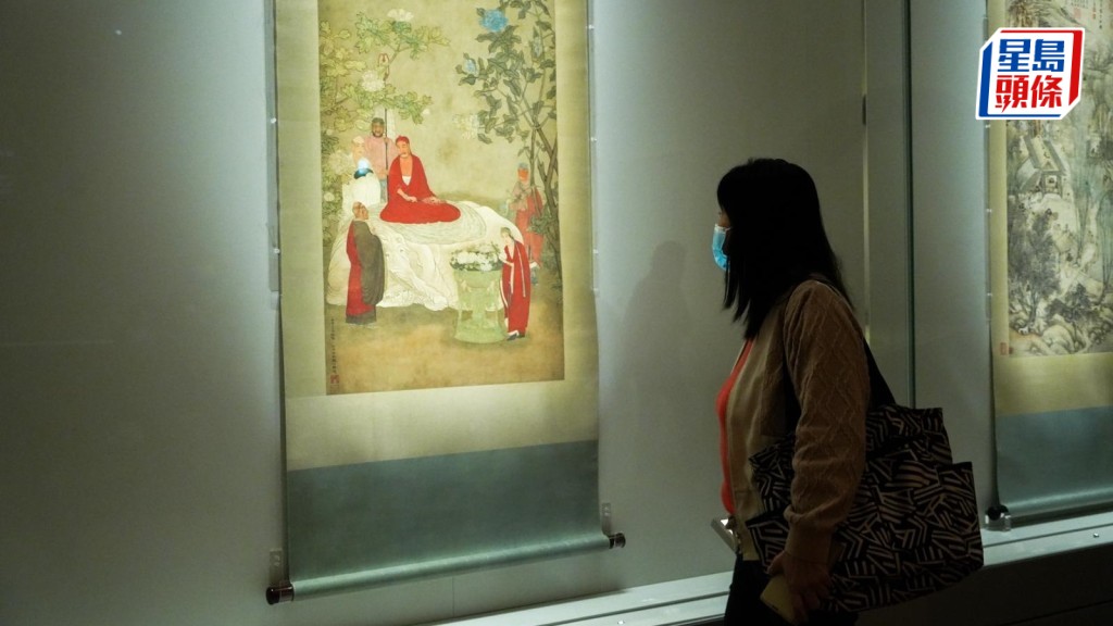 「明四家」唐伯虎及仇英佳作香港故宮文化博物館即日起展出。吳艷玲攝  