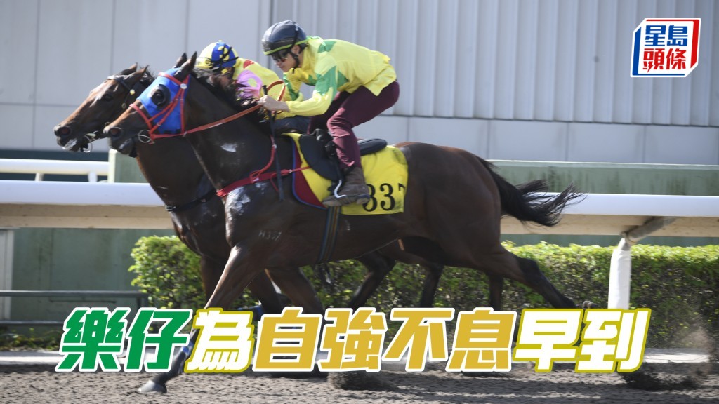 「自強不息」試來反應凌厲，大步衝刺有火有力，而且顯示左轉能力不俗。