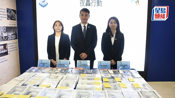 警方交代案件。楊偉亨攝
