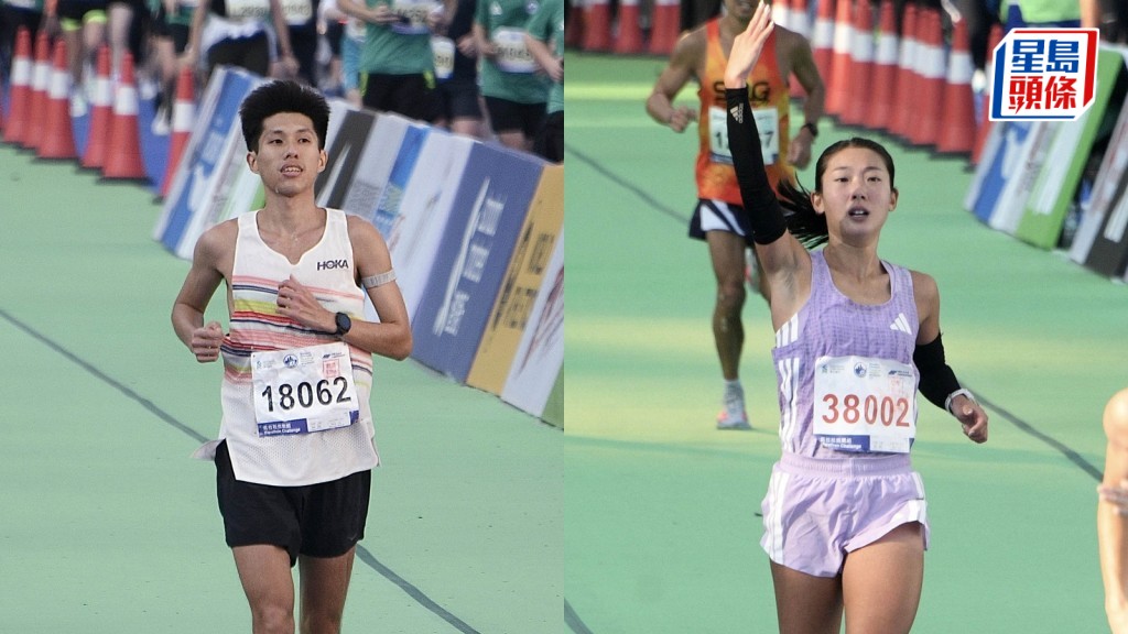渣打马拉松2026｜黄尹隽、罗映潮夺本地男女全马冠军 罗映潮指未达目标：中途突然刮大风影响成绩