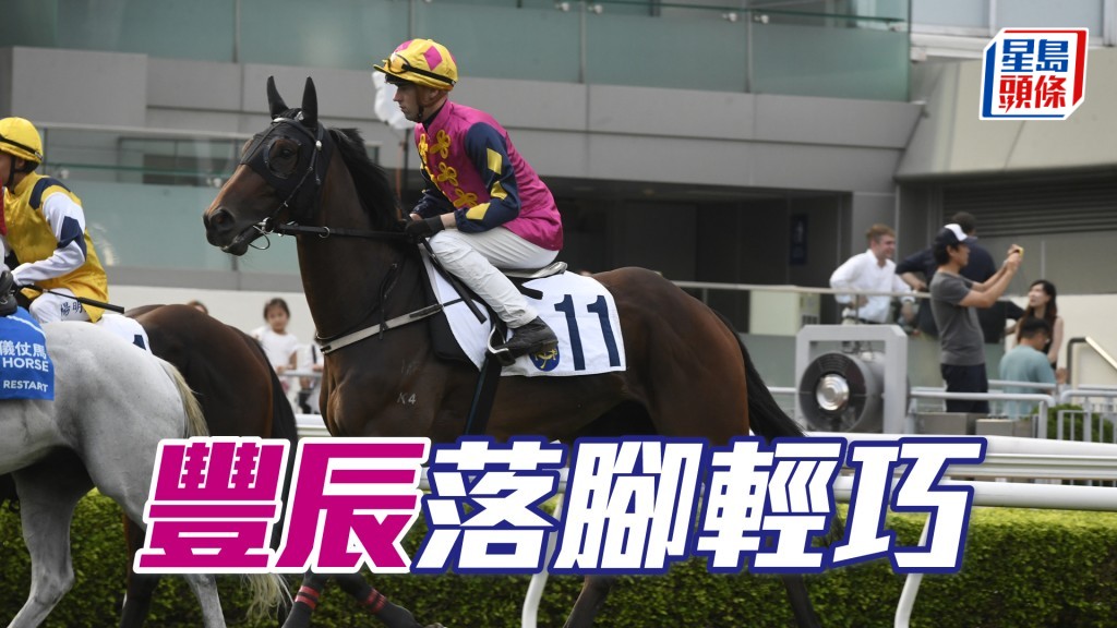 「豐辰」跑姿順暢，持續進步表現出色。