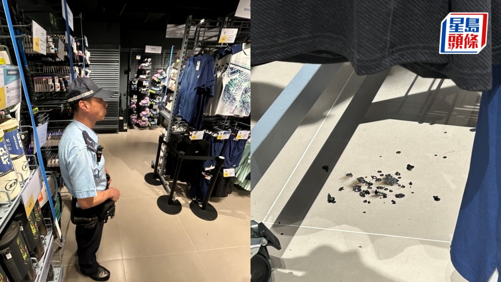 德福广场迪卡侬运动衫被烧毁 警搜彩盈邨迅速拘纵火犯 职员扑救时受伤