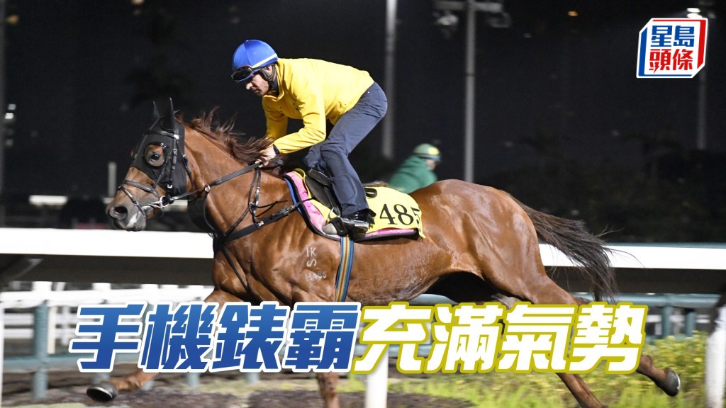 「手机表霸」全程岳高头走精神爽利，气势如虹保持勇锐。