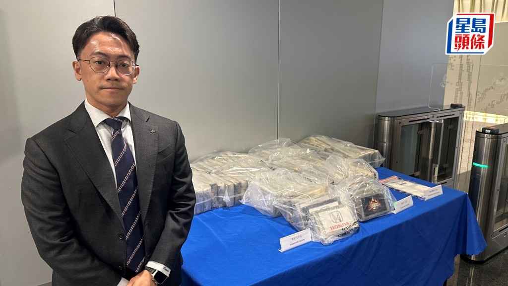 警方昨日(30日)在元朗展开反毒品行动，并以「贩运危险药物」罪拘捕1男1女。刘汉权摄