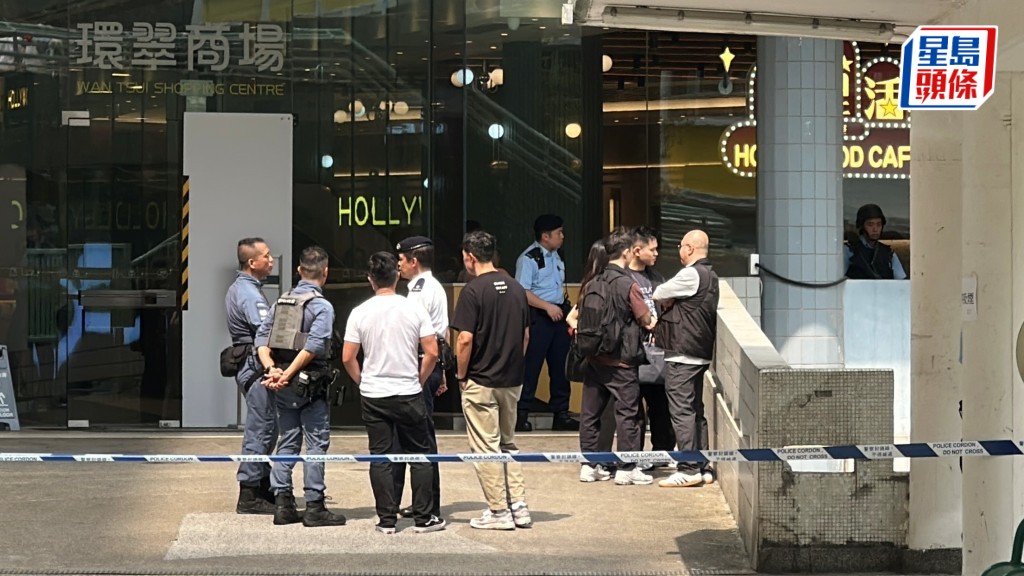 獨行賊在柴灣環翠商場落網。劉漢權攝