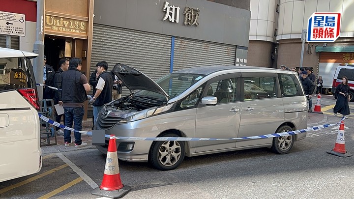 案發後警方在附近發現涉案七人車。