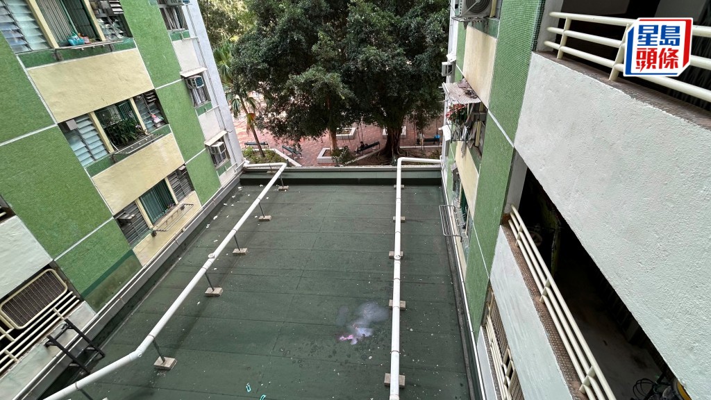 女子高處墮平台身亡。蔡楚輝攝