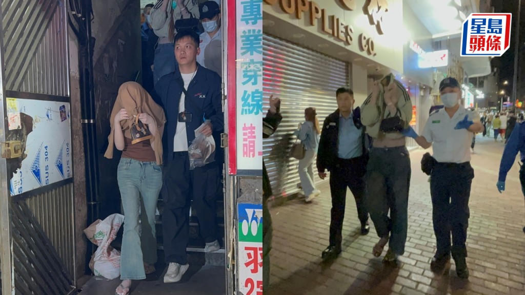 旺角建興大廈樓上爆毆鬥 兩外籍女一港男被捕