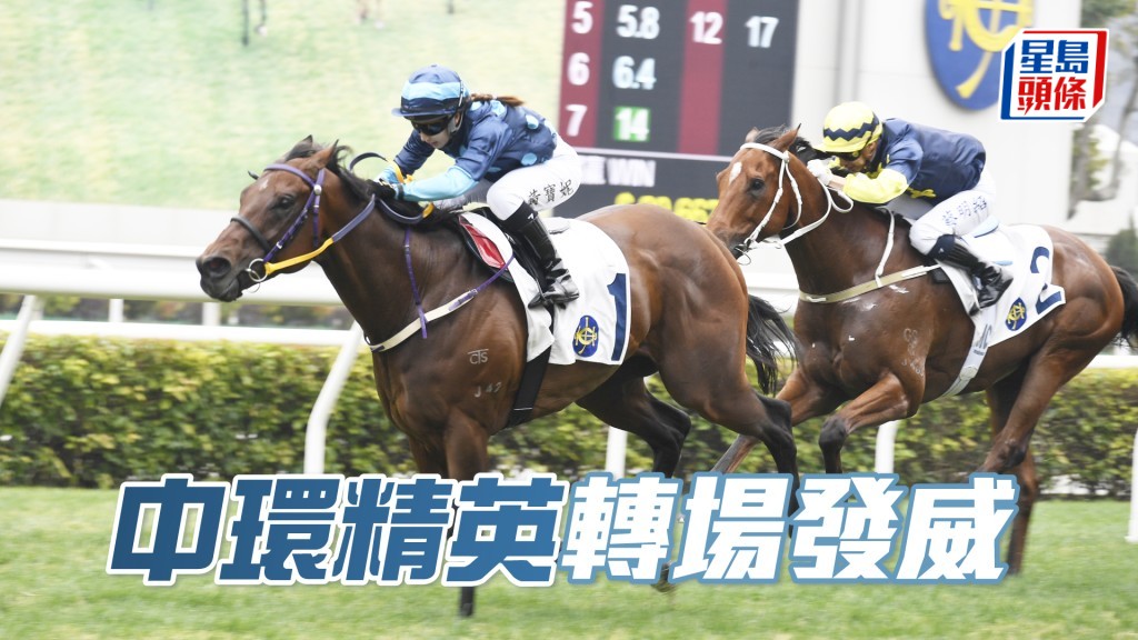 「中環精英」上仗後追入位，今次轉場增程應可勝。