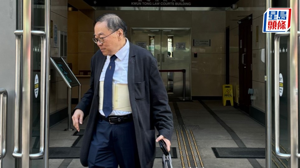 馬宣立指用冷氣被蓋男嬰頭部的做法不適當。陳子豪攝