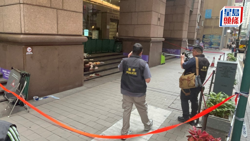 探員到場調查。楊偉亨攝