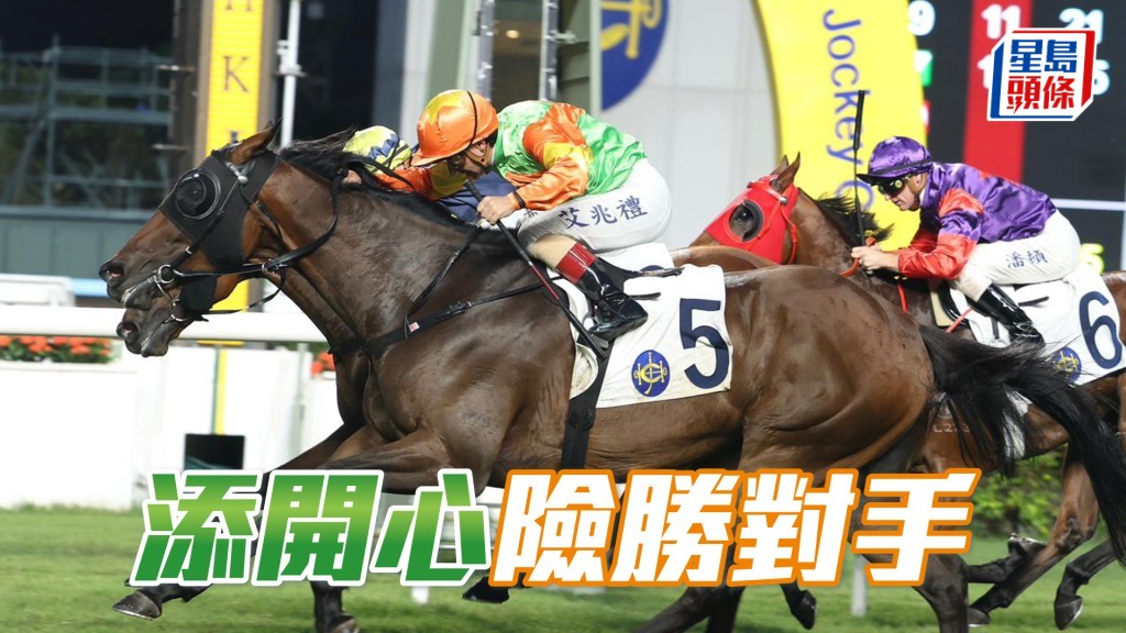 「添開心」險勝對手