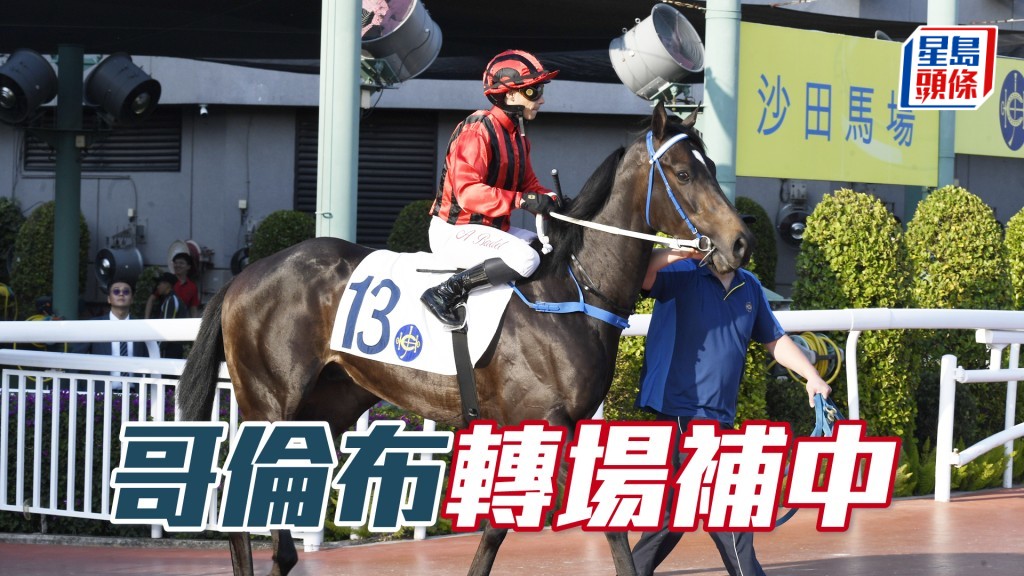 「哥倫布」上仗留前鬥後，連番阻塞仍跑第三，今次轉戰谷草有權補中。