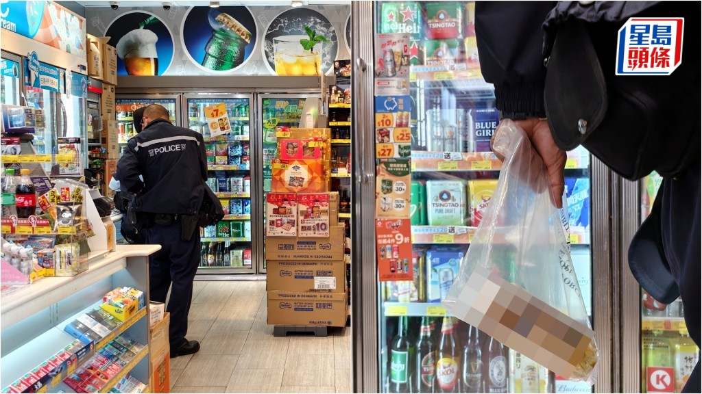 土瓜灣便利店女顧客不適送院 警員蒐證檢走樽裝茶
