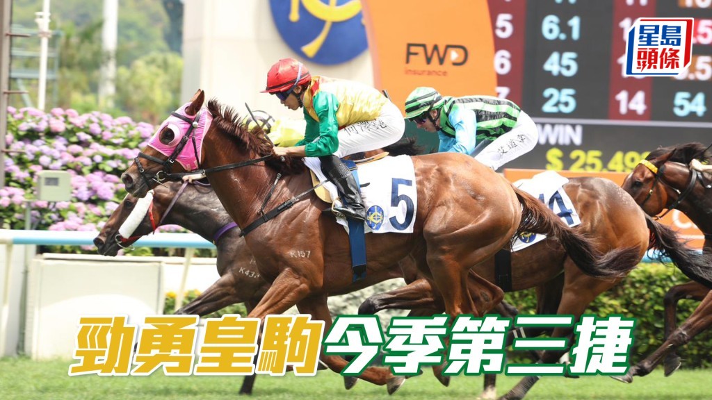 「勁勇皇駒」今季第三捷