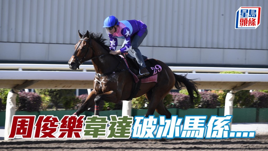 周俊樂周末復出,騎「驍勇善戰」(圖) 為恩師韋達建功?