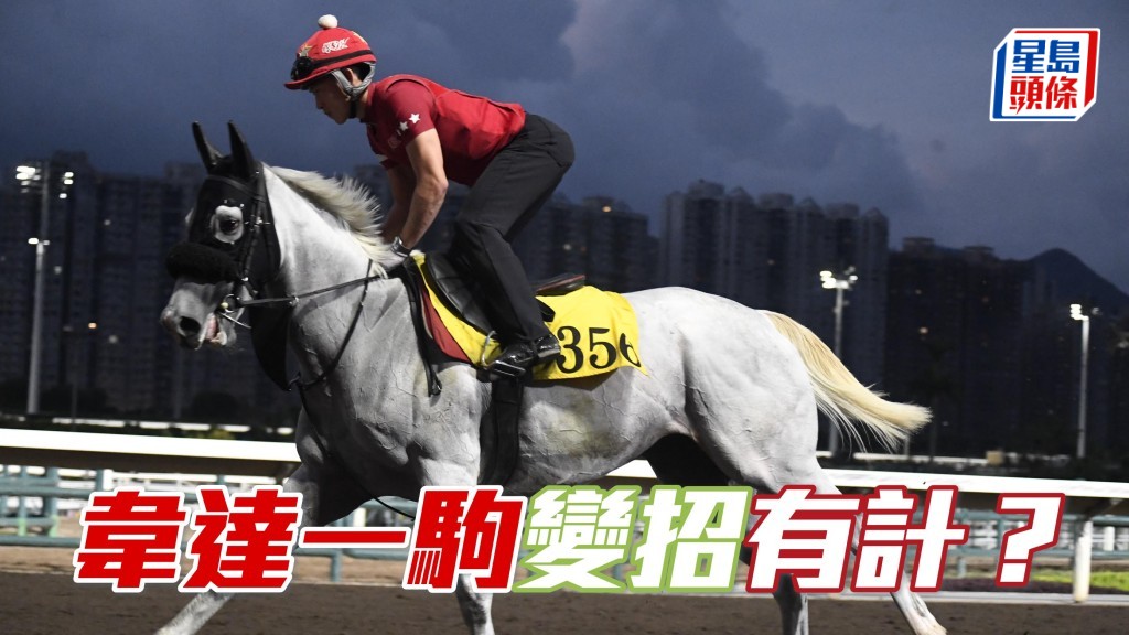 「電玩精英」(圖) 今朝改為大圈踱步,以韋廄馬來說,備戰方式甚為特別。