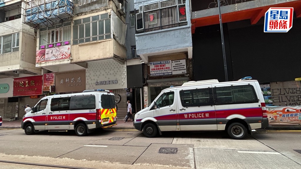 警員到場調查。