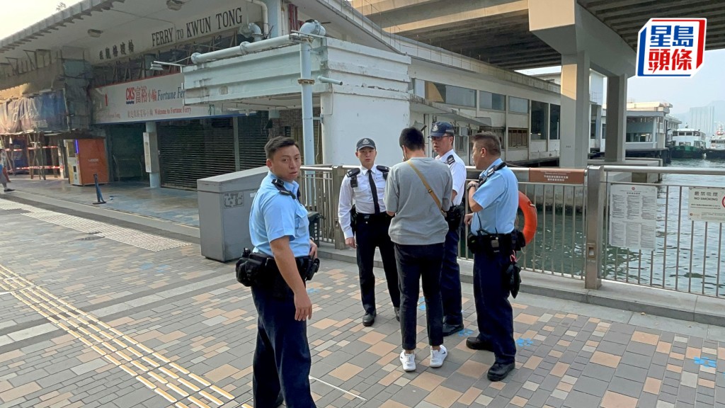警員到場調查。林思明攝