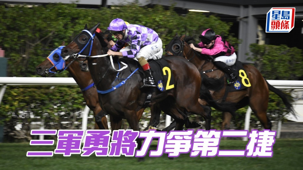 「三軍勇將」今場預計有快馬開路,得形勢幫助之下,力足爭取第二捷。